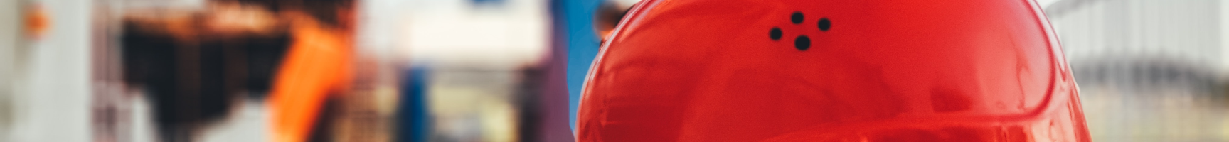 casque de chantier flouté